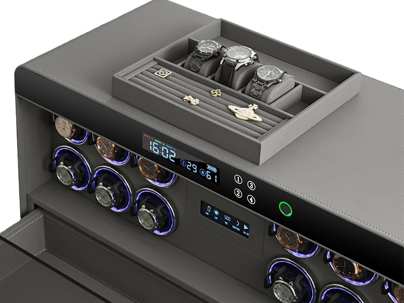 Rocker Leather Safe Deposit Box