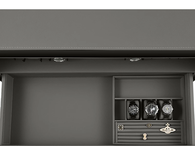 Rocker Leather Safe Deposit Box