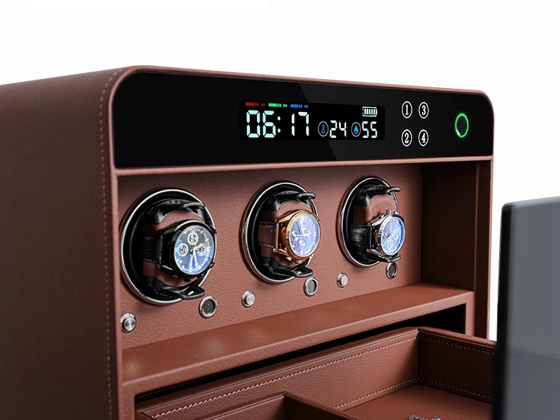 Rocker Leather Safe Deposit Box