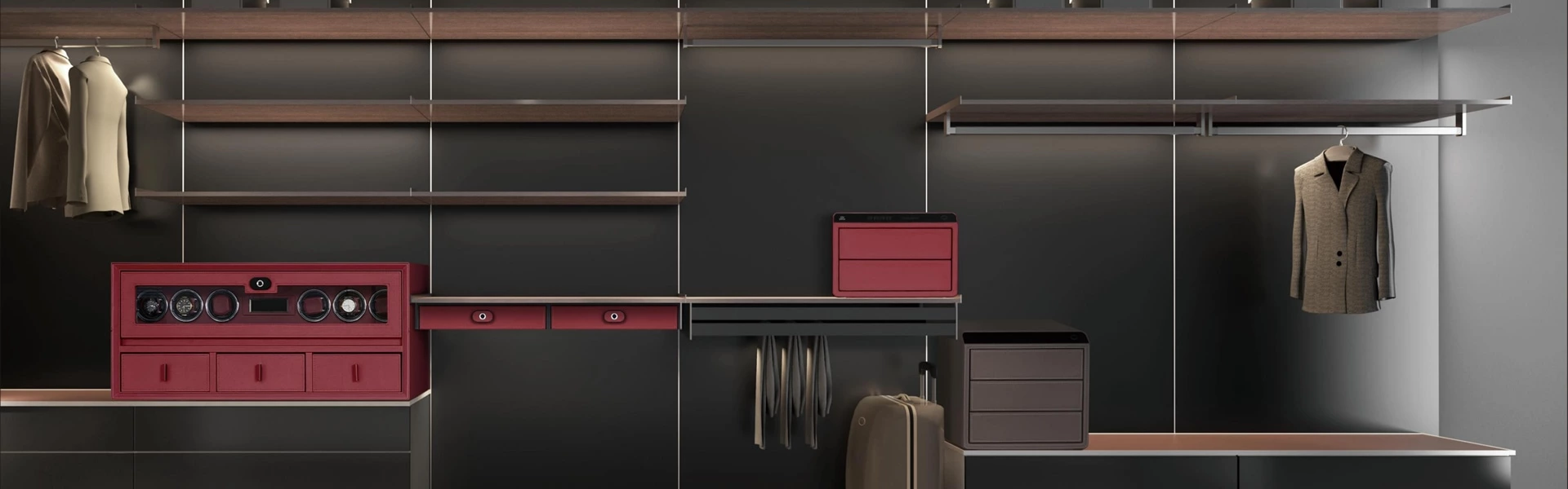 Suspended Ceiling-Mounted Safe Drawer